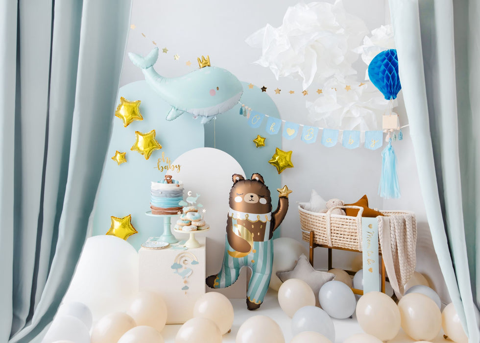 Schärpe "Mom to Be" für Babyshower | Hellblau