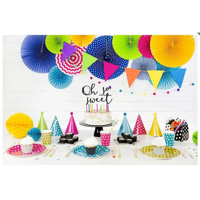 Geburtstagskerzen mit bunten Flammen | 6 cm/ 6 Stück