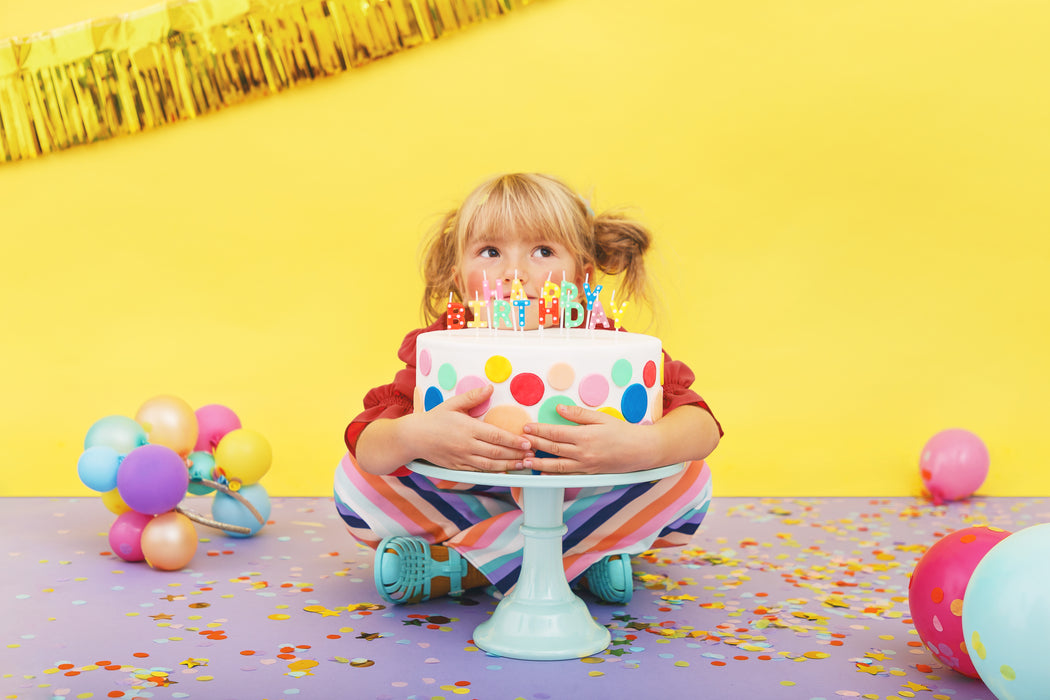 Geburtstagskerzen "Happy Birthday" 2,5 cm | Bunt