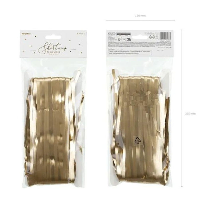 Tischrock 300 x 80 cm | Gold