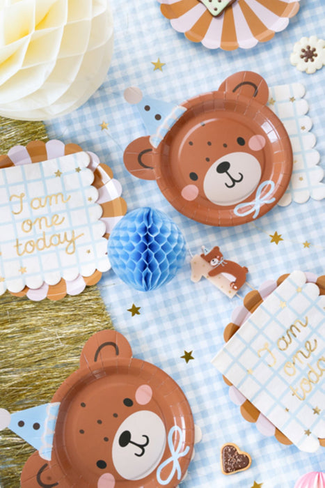 Servietten "I am one today" 12Stk./33x33cm | Blau