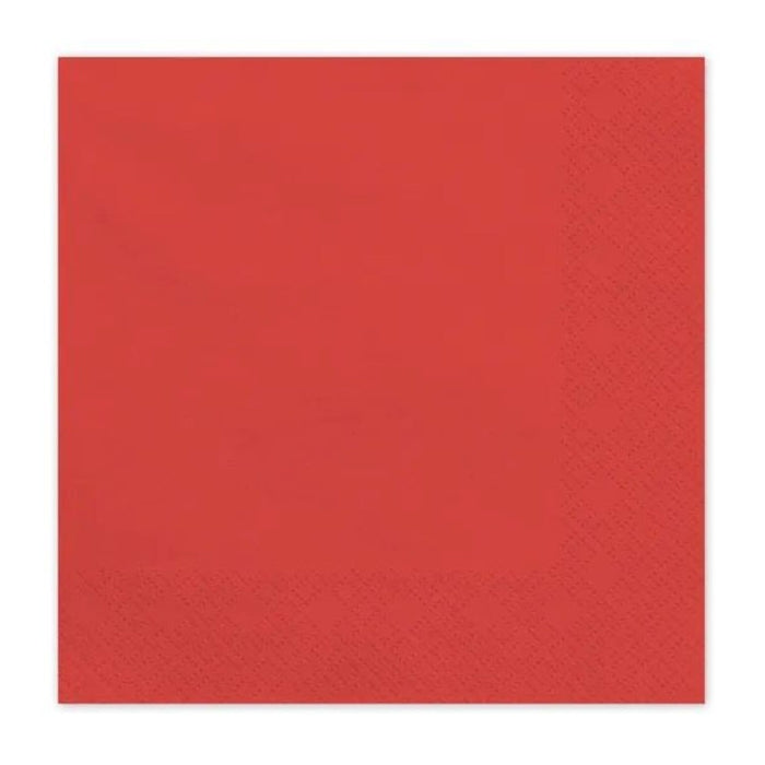 Servietten Rot | 33x33 cm/20 St.