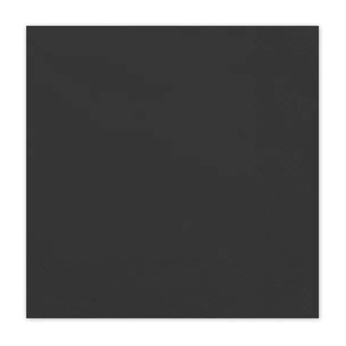 Servietten Uni 20Stk./33x33cm | Schwarz