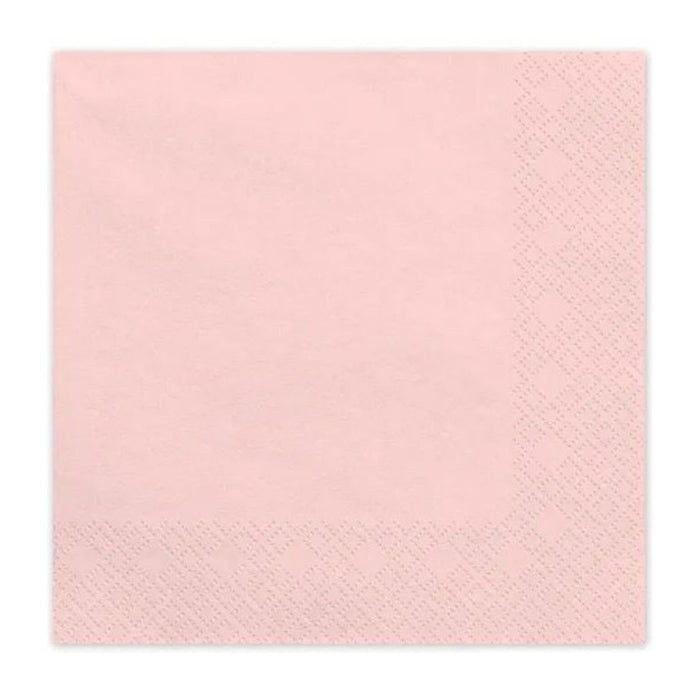Servietten Uni 20Stk./33x33cm | Rosa
