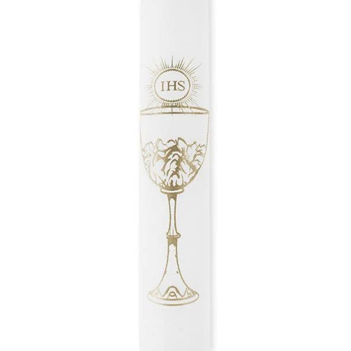 Kerzen IHS 29 cm 4 Stück | Weiß