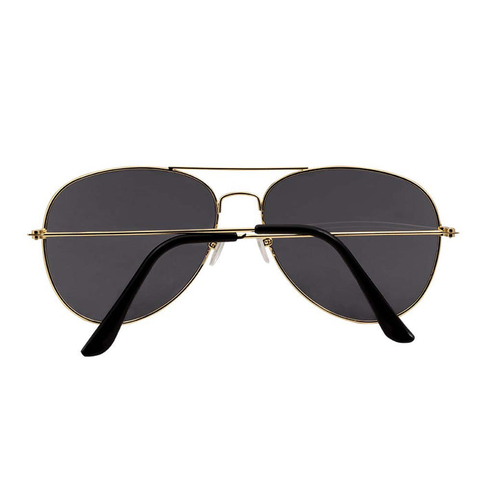 Pimp Kostümset - Goldene Halskette Armband Brille | Macho Rapper Rocker Kostüm