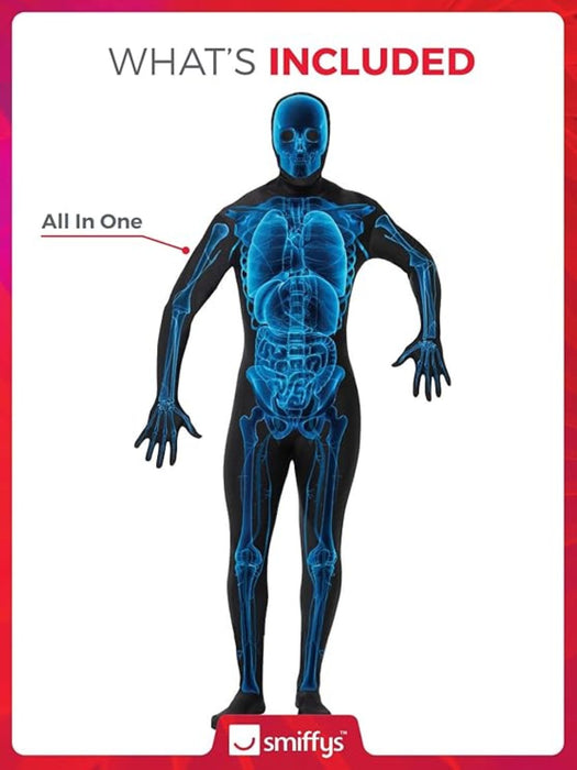 Kostüm SecondSkin Röntgenbild Gr.M