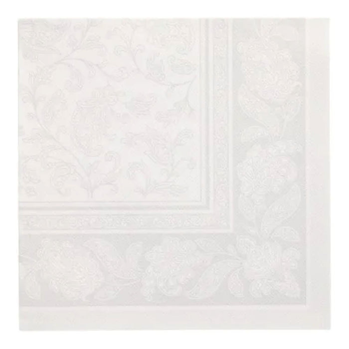 Servietten RC "Ornaments" 40x40cm/50Stk. | Weiß