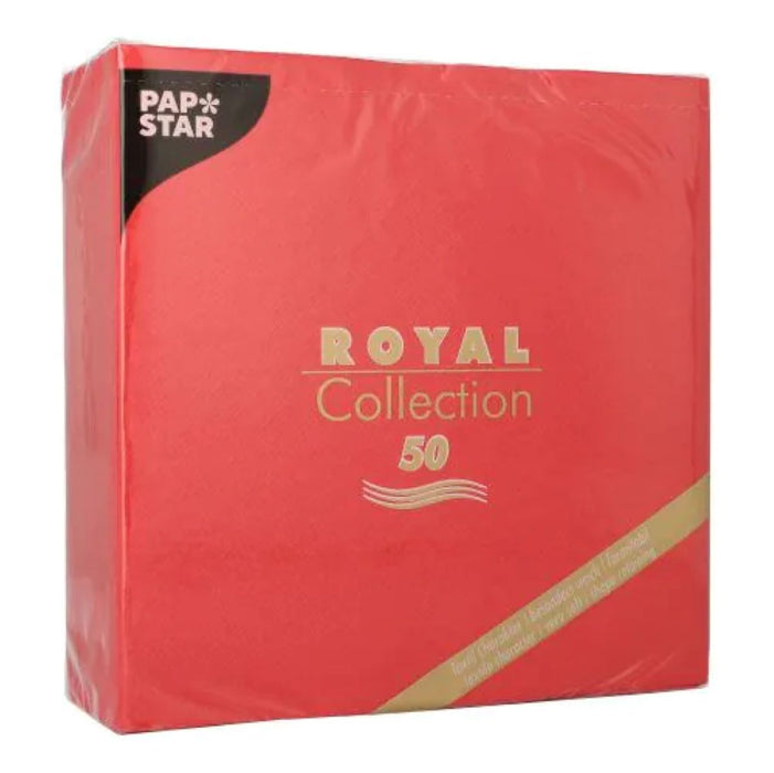 Servietten RC Uni 40x40cm/50Stk. | Rot