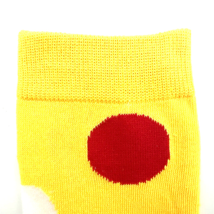 Overknees Clown Kniestrümpfe "Polka Dot" - 414030 | Gelb Bunt