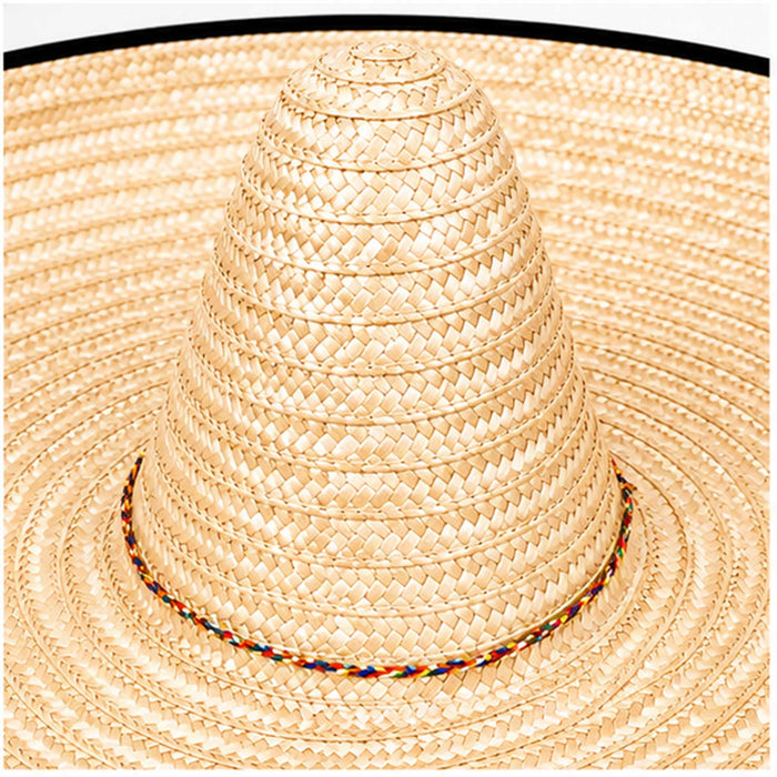 Mexikaner Sombrero mit Troddeln - Ø 60 cm | Natur