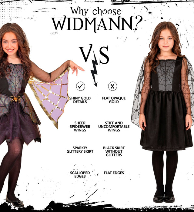 Spinnenmädchen Kostüm für Kinder | Kleid