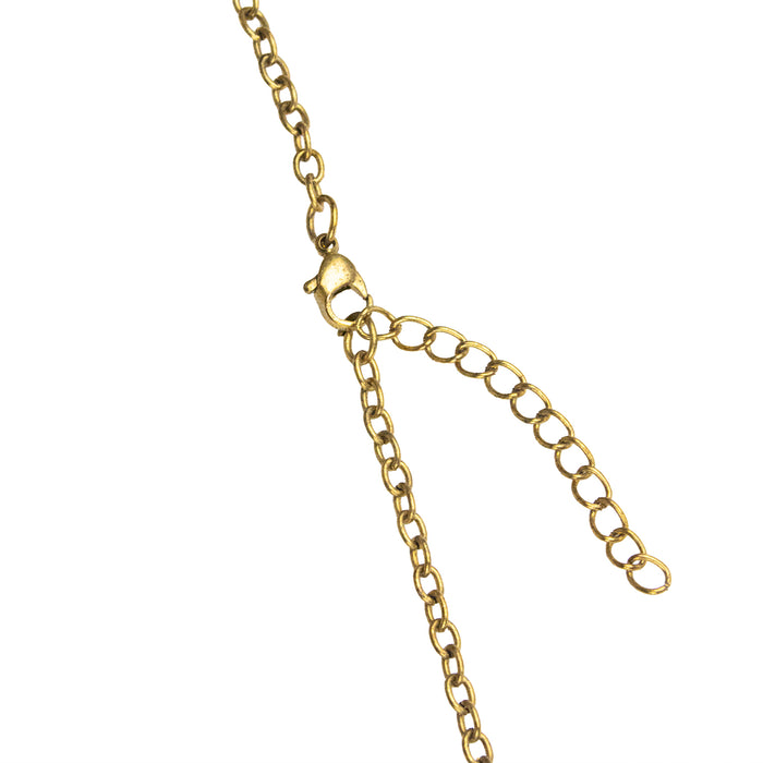 Day of the Dead Halskette mit Ohrringen | Gold