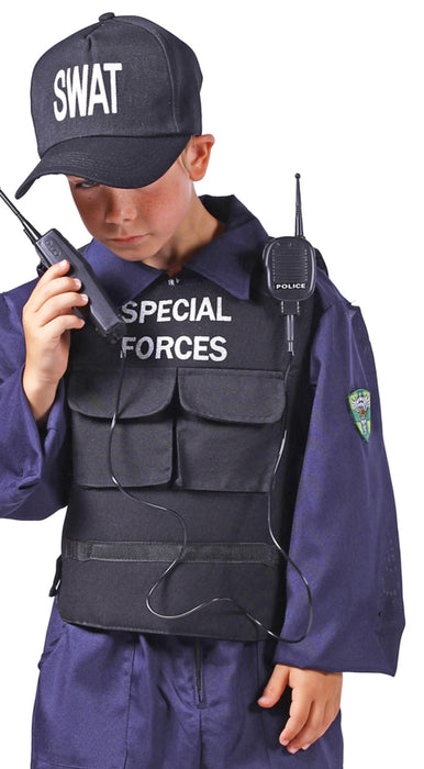 SWAT "Special Forces" Kostüm für Jungen | Polizei Kinderkostüm