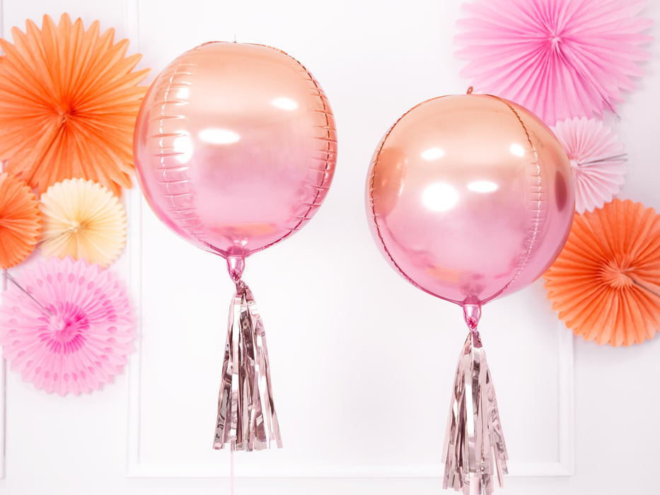 Girlande Quasten Rosegold 12Stk./200cm