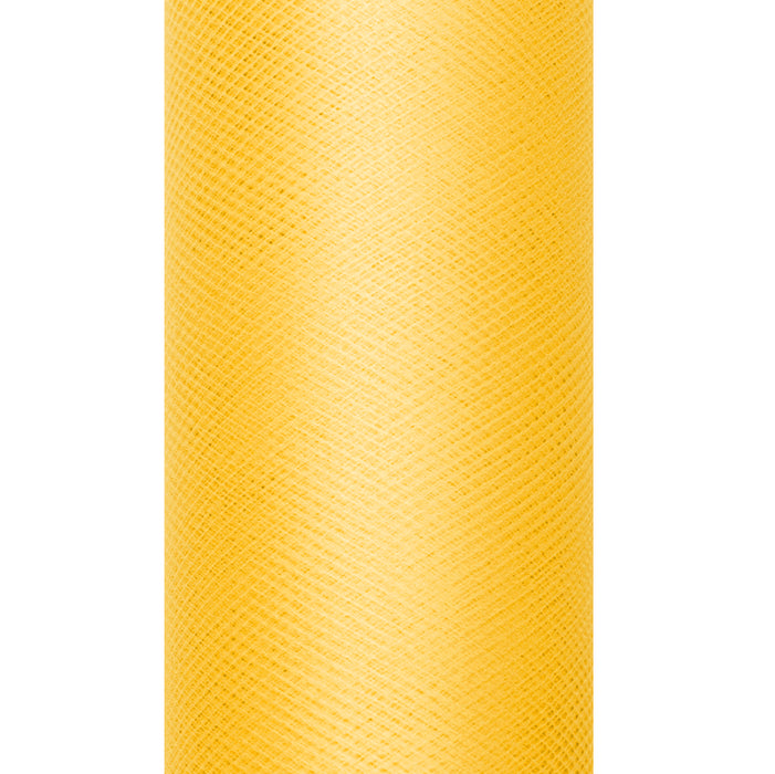 Dekostoff Tüll 0,15m x 9m Gelb