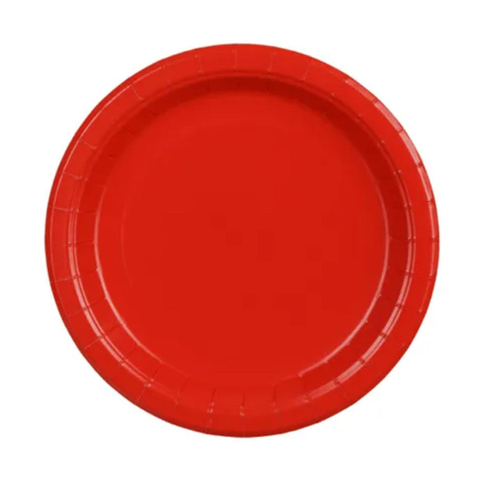 Pappteller 23cm/6 Stk. | Unifarben