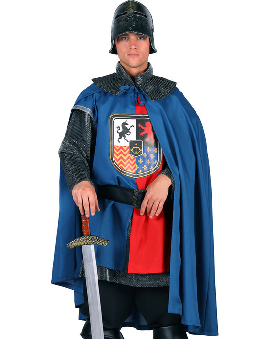 Ritter Kostüm "Ironheart" für Herren | Blau Rot