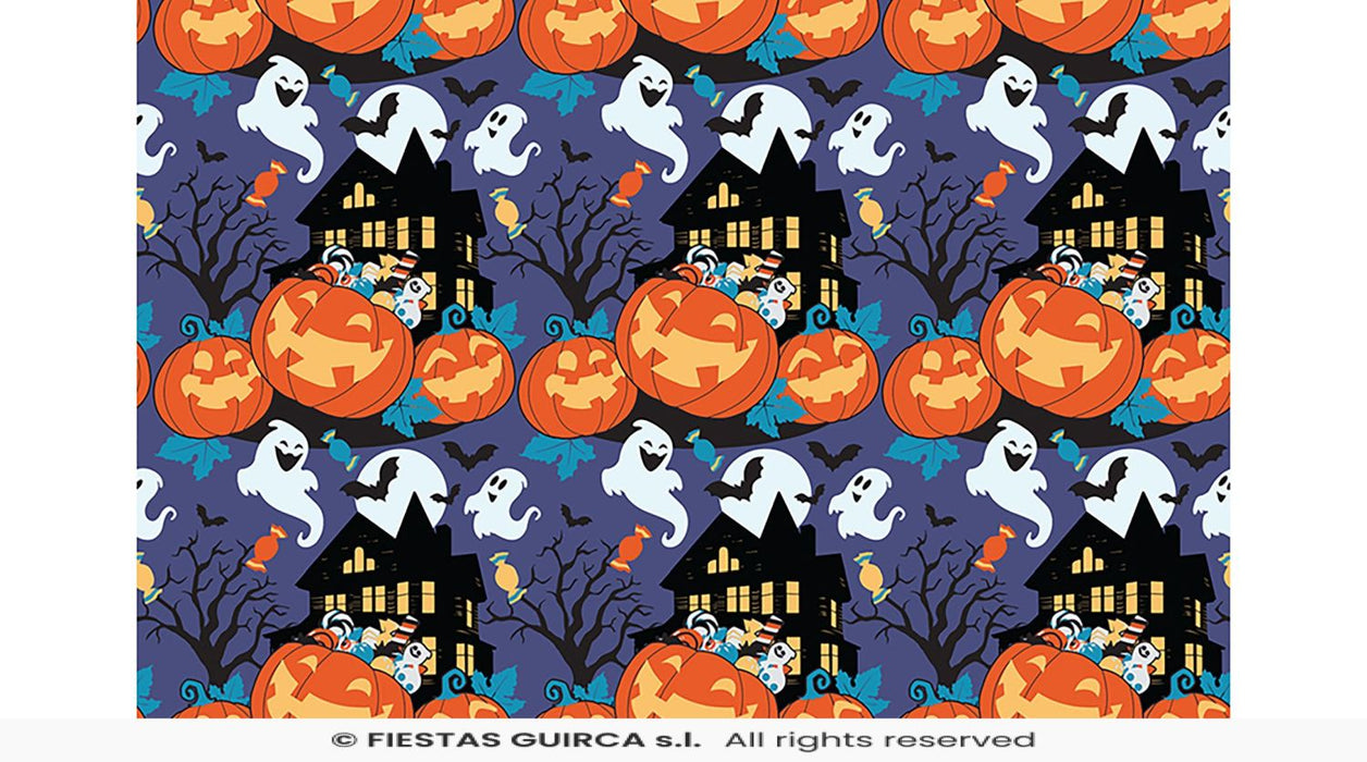 Halloween "Kürbisse" | Papier Tischdecke 137x274cm