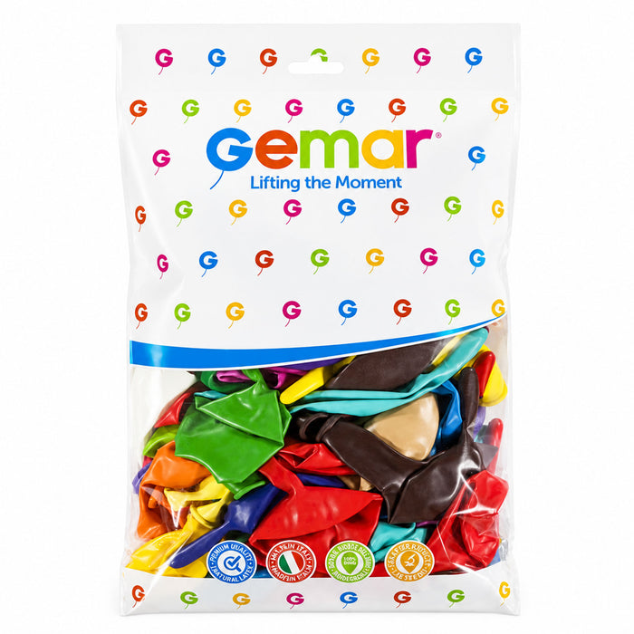 Latexballon 33 cm Verbindungsballon Classic sortiert #080 | 50 Stück
