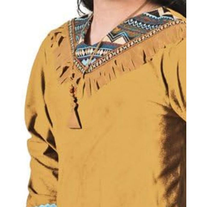Indianer Kostüm "Cherokee" für Herren | Braun Türkis