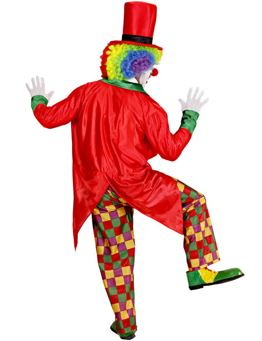 Clown Kostüm für Herren mit Frack - Bunt 35092 | Zirkus Party Kostüm