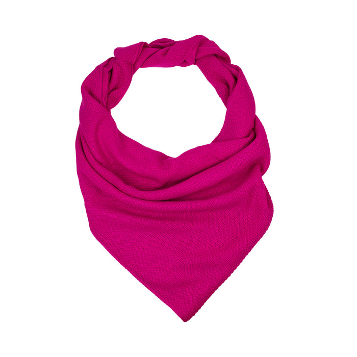XL Strick Dreieckstuch - Schal  200 x 80 cm | Pink
