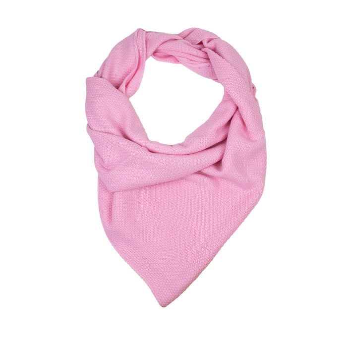 XL Strick Dreieckstuch - Schal  200 x 80 cm | Rosa