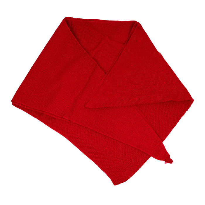 XL Strick Dreieckstuch - Schal  200 x 80 cm | Rot
