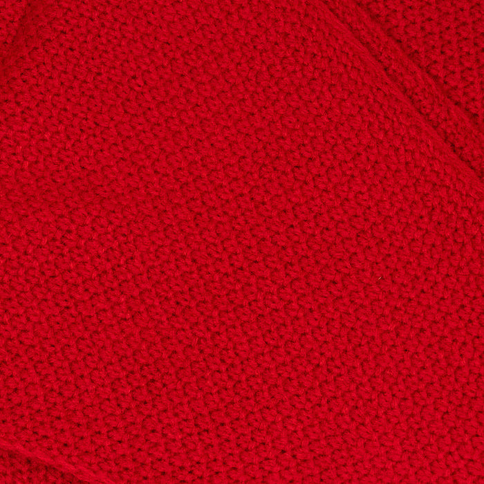 XL Strick Dreieckstuch - Schal  200 x 80 cm | Rot