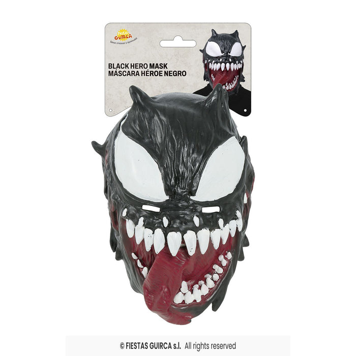 Halloween Maske „Alien Antiheld“ | Schwarz