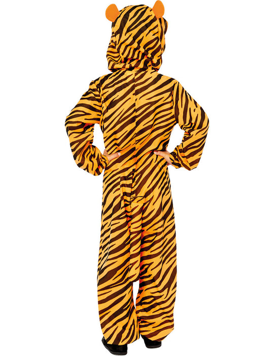 Tiger Kostüm für Kinder - Onesie | Overall Tierkostüm Zoo Safari