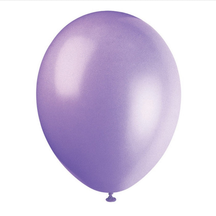 Latexballon Ø30cm Uni ca.30cmØ/10St. Lavender