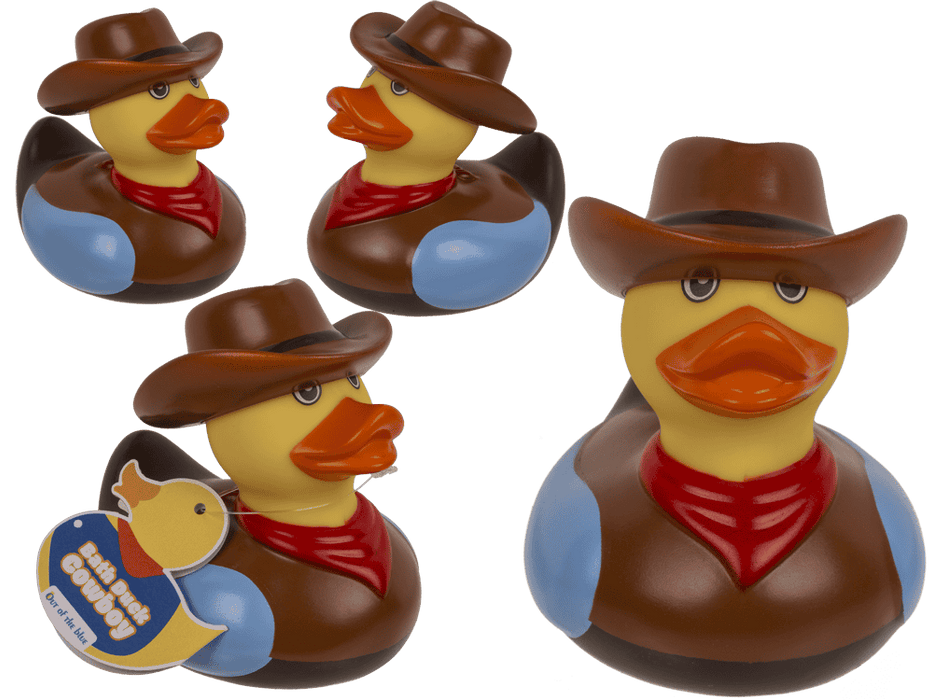 Quietsche-Ente "Cowboy" | 9 cm