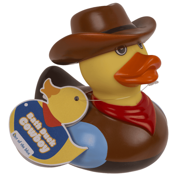 Quietsche-Ente "Cowboy" | 9 cm