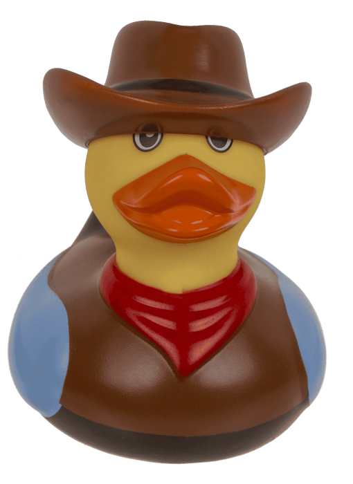 Quietsche-Ente "Cowboy" | 9 cm