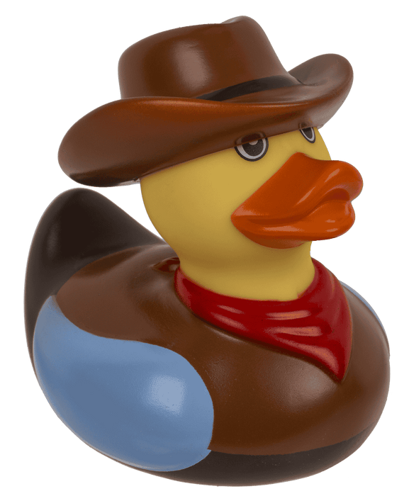 Quietsche-Ente "Cowboy" | 9 cm