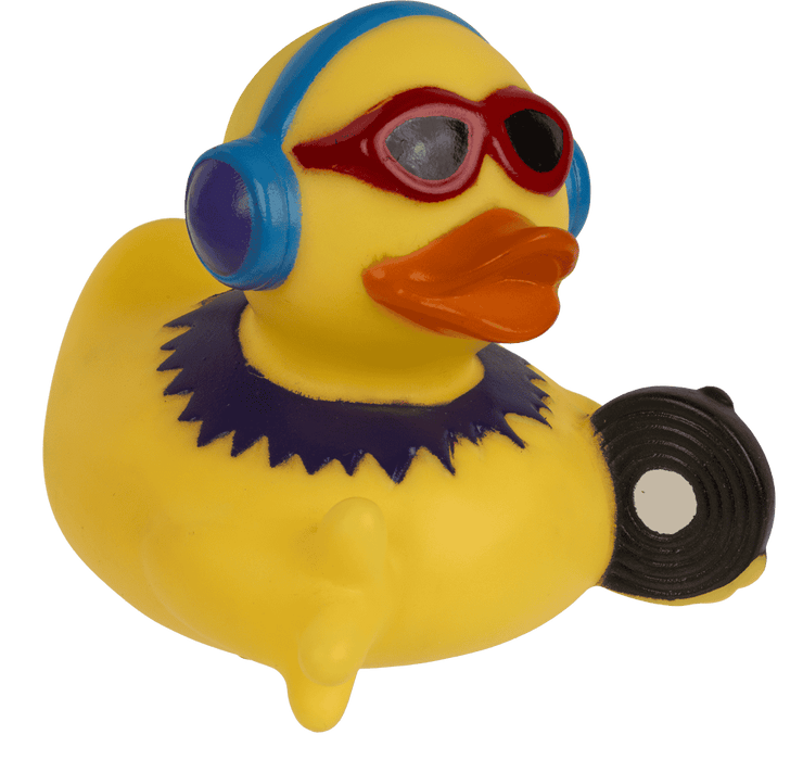 Quietsche-Ente "Hip-Hop" | 9 cm
