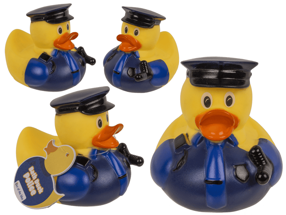 Quietsche-Ente "Polizei" | 9 cm