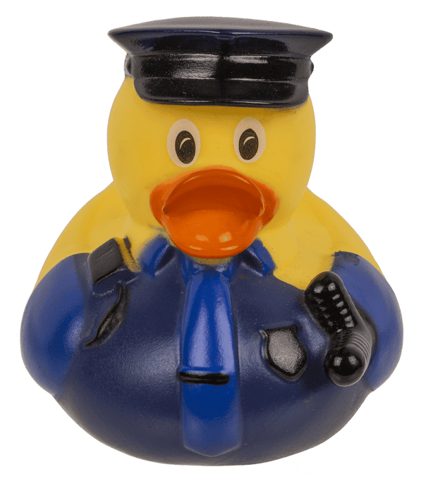 Quietsche-Ente "Polizei" | 9 cm
