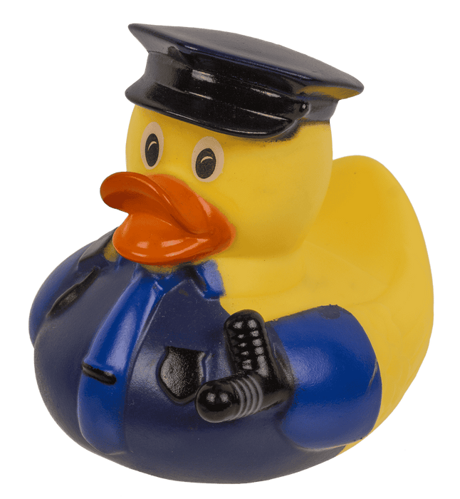 Quietsche-Ente "Polizei" | 9 cm