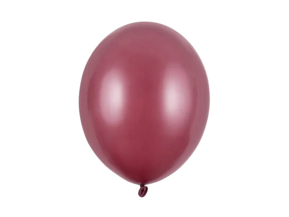 50 Stk. Luftballon Ø30cm "Uni Metallic" | Maroon