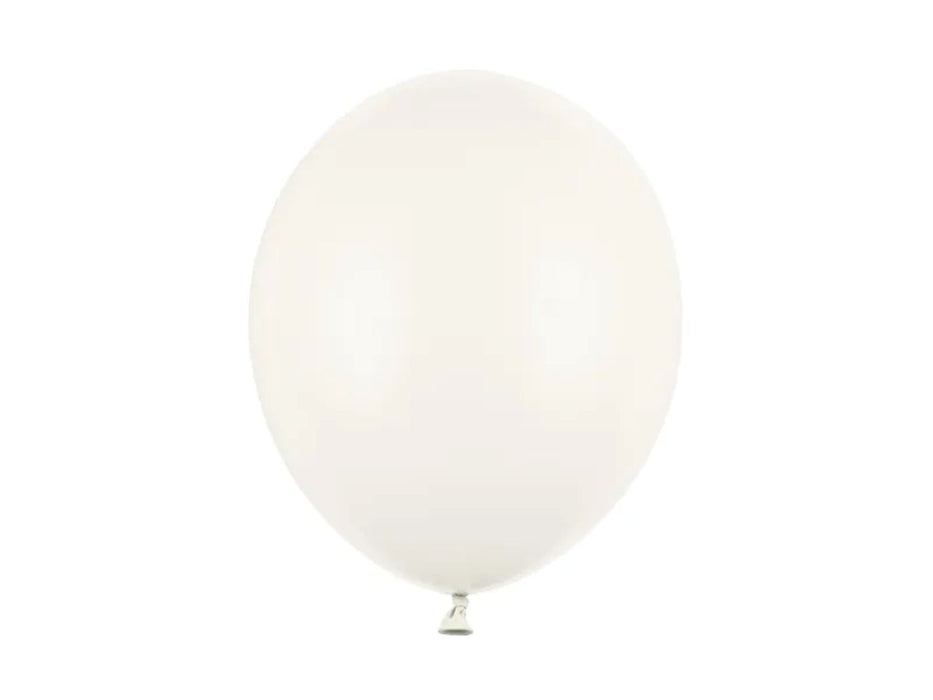 Luftballon Uni Pastell 30cmØ| 100Stk. - Creme Weiß