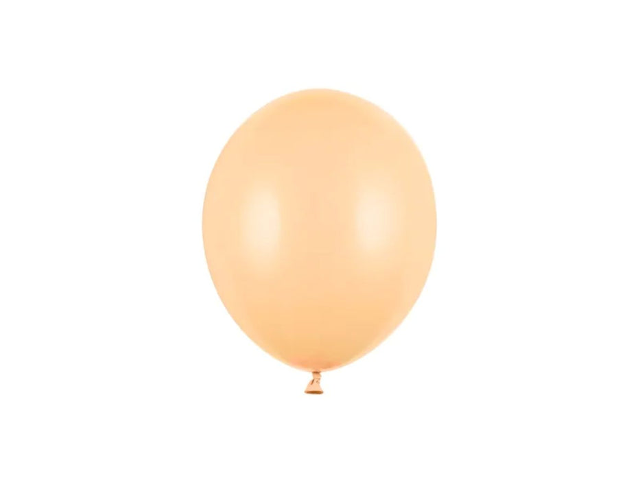 100 Stk. Luftballon Ø12cm "Uni Pastell" | Light Peach