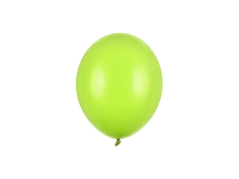 100 Stk. Luftballon Ø12cm "Uni Pastell" | Lime Green