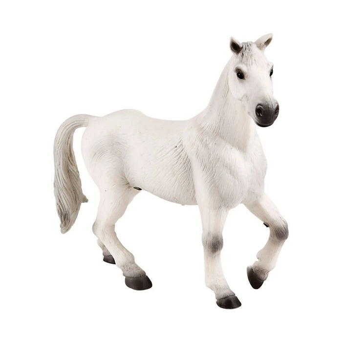 Figur Pferd Oldenburger Wallach weiß ca. 12.6cm