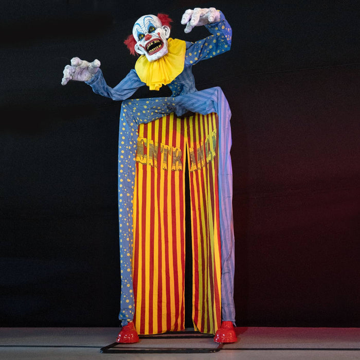 Halloween Figur "Zirkus Eingang mit Clown" - Animatronic | 290 cm