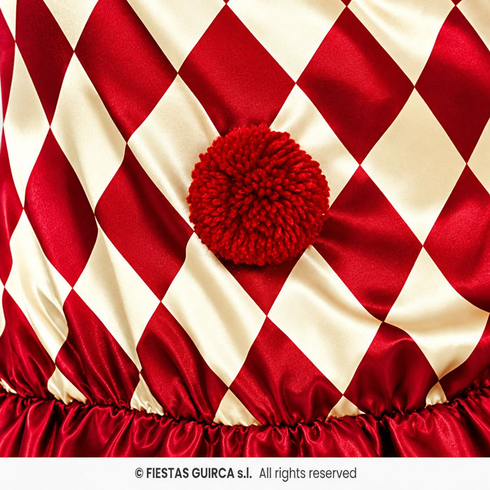 Horror Clownin "Black Red" Kostüm für Damen | 3-tlg.