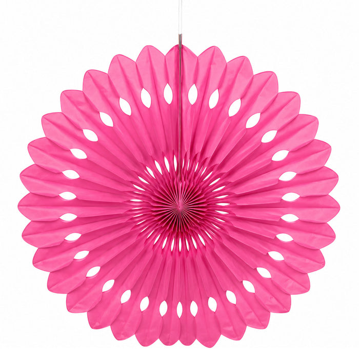 Dekofächer Uni 40cm/1 Stück | Hot Pink