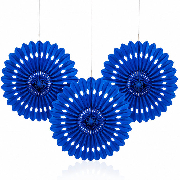Dekofächer Uni 40cm/1 Stück | Royalblau